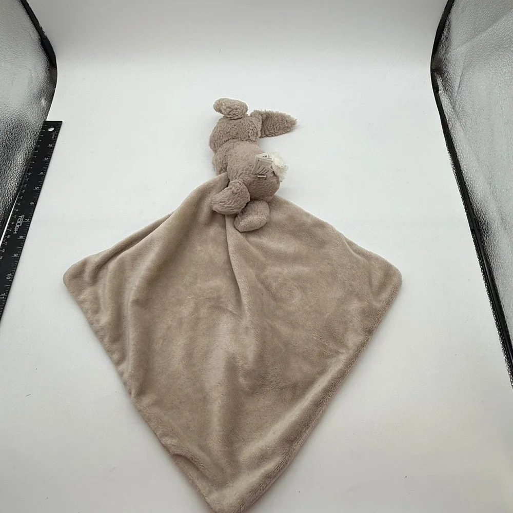 Jellycat Bashful Bunny Soother Beige Plush Rabbit Baby Security Blanket Lovey